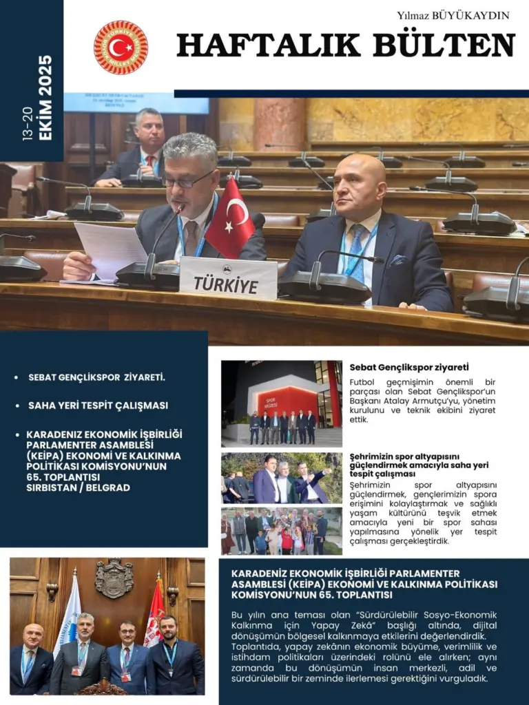 Haftalık Bülten: 13-20 Ekim 2025