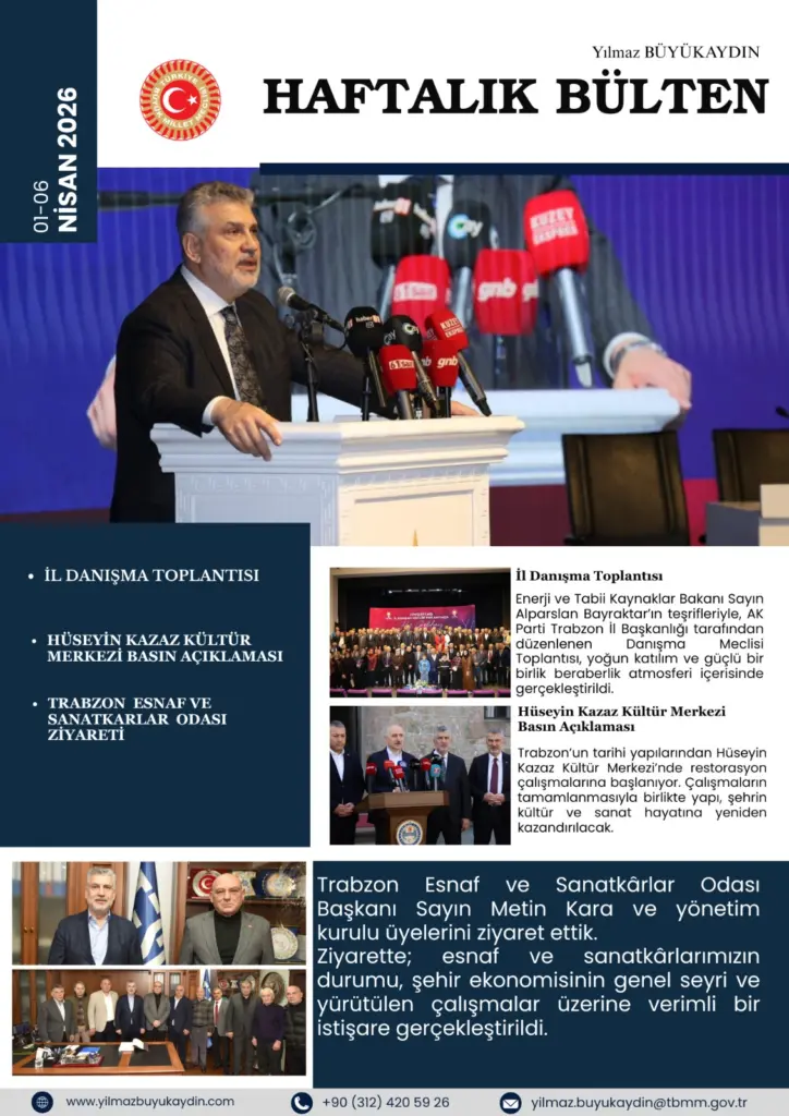 Haftalık Bülten: 1 - 6 Nisan 2026